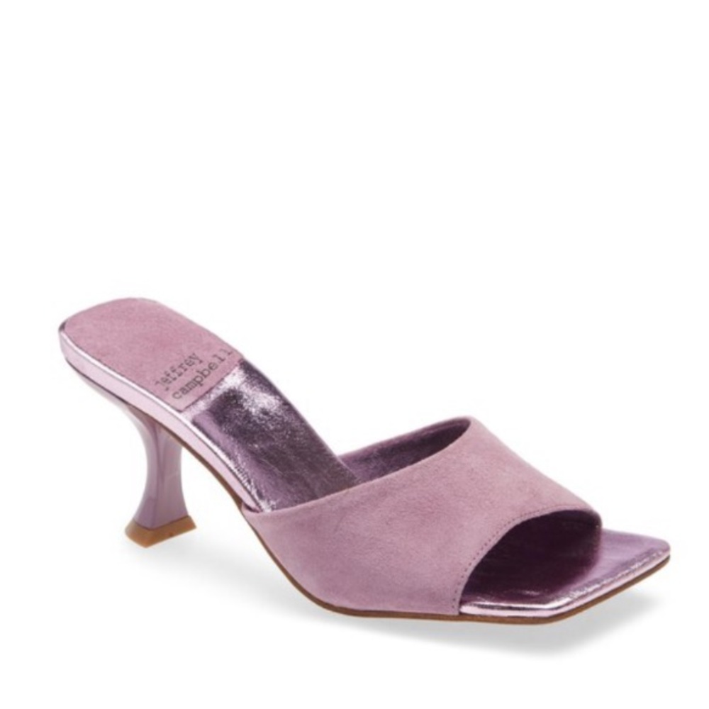 Jeffrey Campbell Mr. Big Heels in Lavender Suede